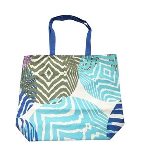 2 For 15$ Estee Lauder Tropical Teal Blue White Tote Bag New